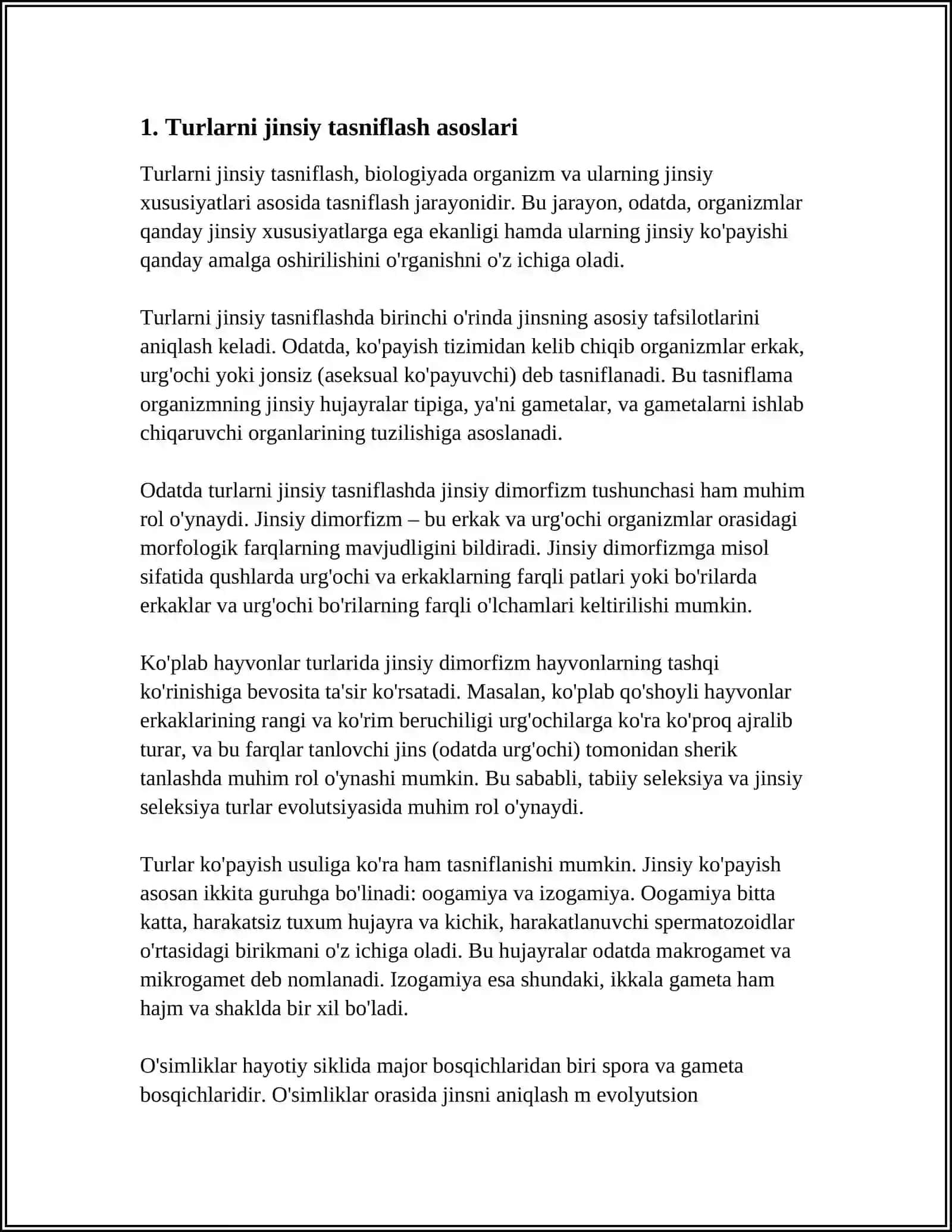TURLI JINSLI SESTIMALARNI AJRATISH 3