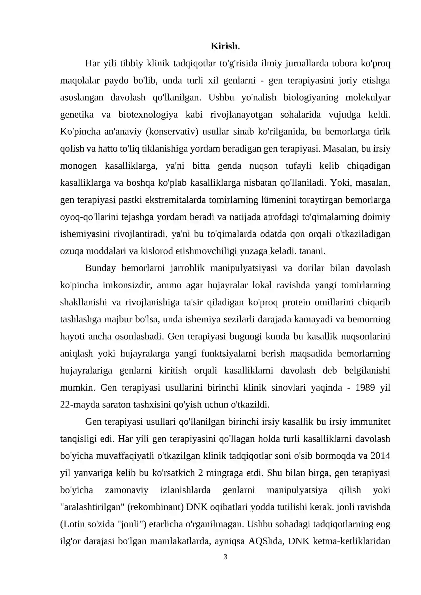 Gen va xujayra terapiyasi 3