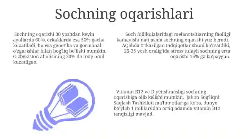 Soch Muammolari Davolash Usullari 3