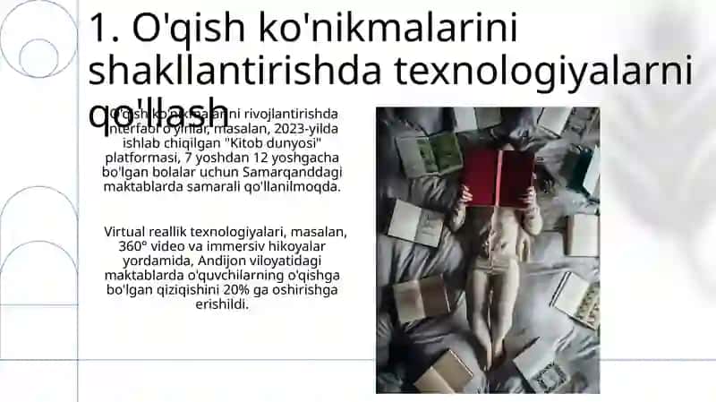 O'qish ko'nikmalarini rivojlantirish 3