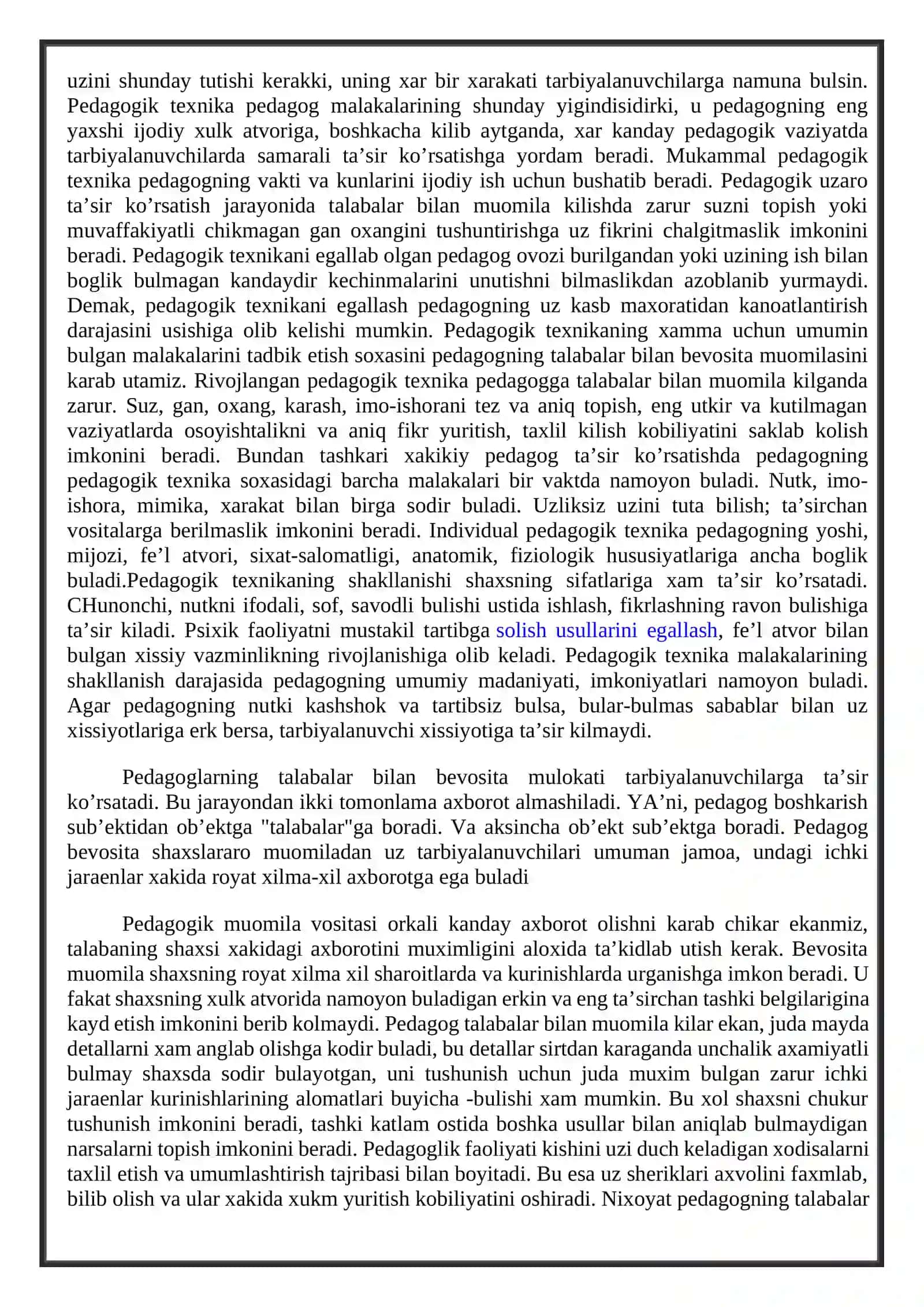 Pedagogik texnika va uning komponentlari, tarkibiy qismlari 3