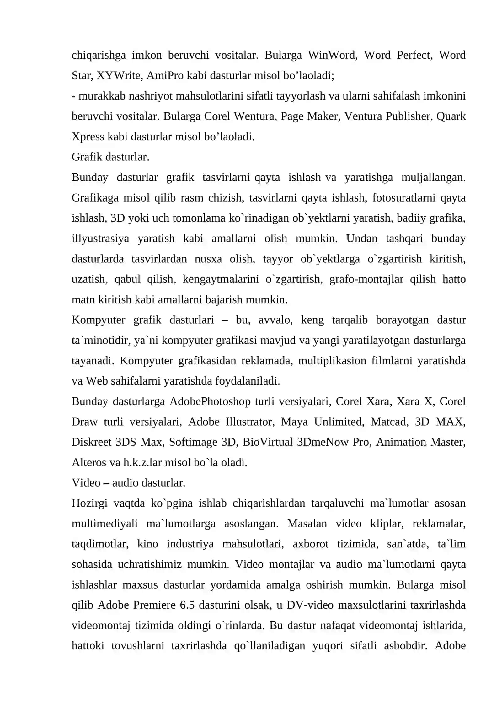 PEDAGOGIK KOMPYUTER DASTURLARI 3