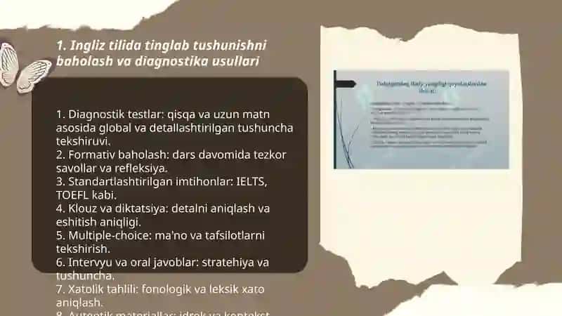 Ingiliz tilida tinglab tushunishni o'rgatish 3