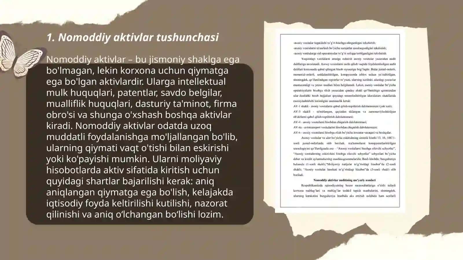 Nomoddiy aktivlar 3