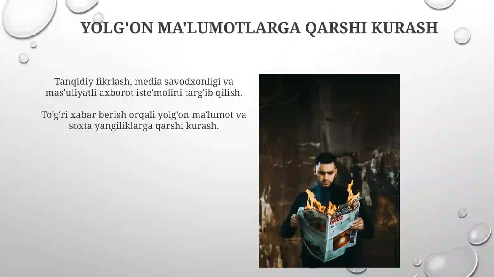 Jurnalistikada rost haqiqat 3
