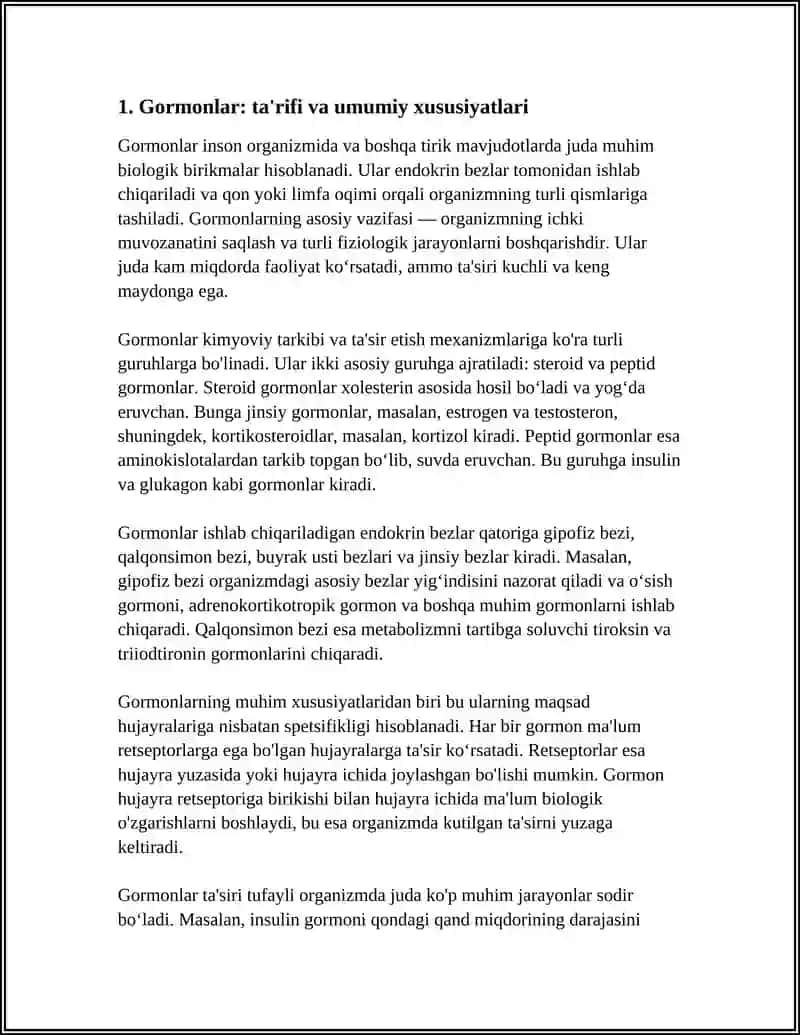 Gormonlar Referat 3
