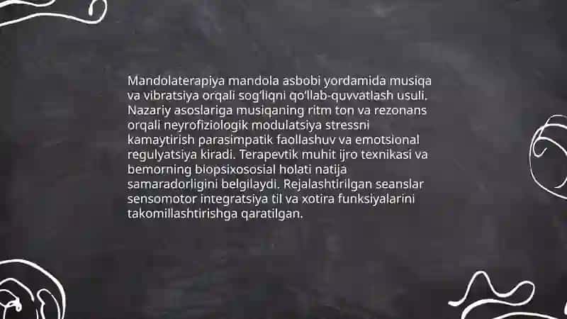 Mandolaterapiya-mandaladan foydalangan holda davolash 3