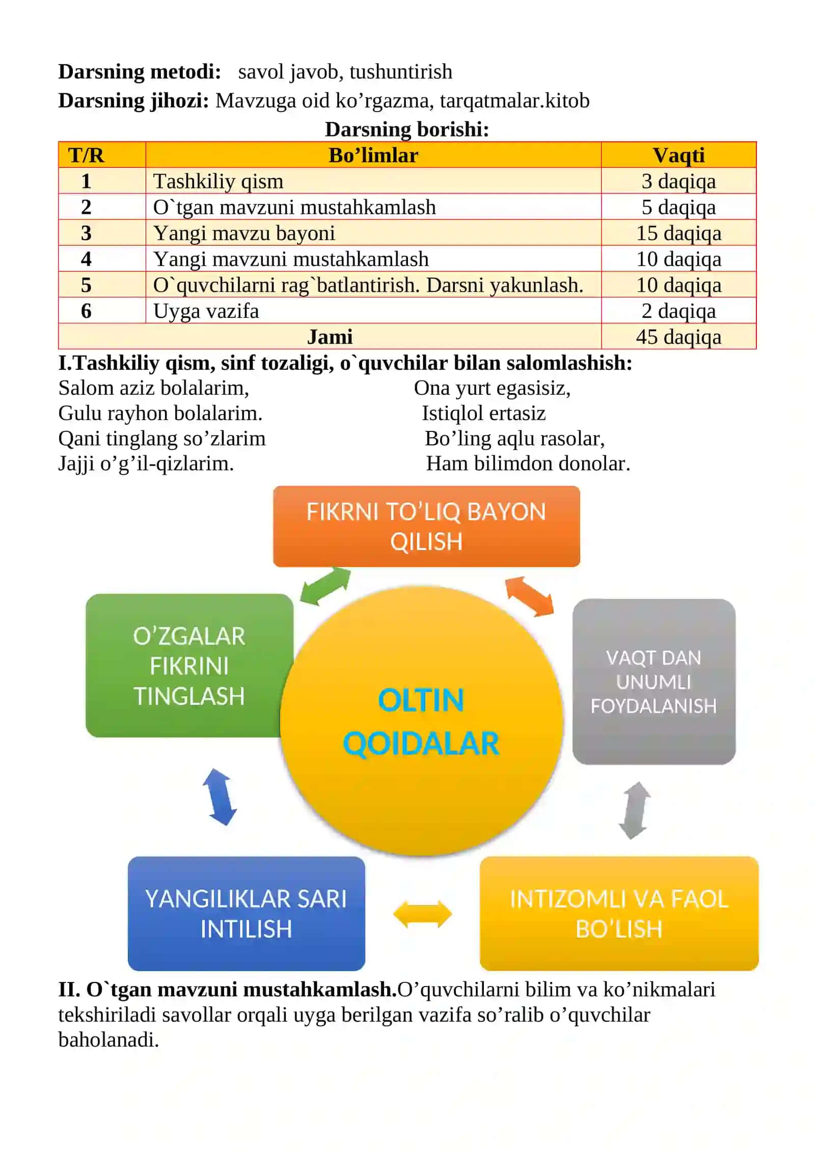 Shaxs-narsa belgisi. Qanday? Qanaqa? so'rog'iga javob bo'ladigan so'zlar 1-sinf ona tili dars ishlanmasi 3