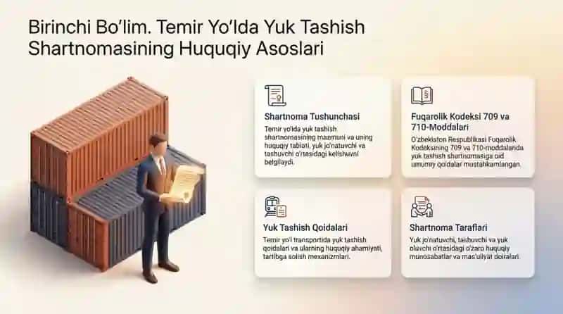 Temir yoʻlda yuk joʻnatuvchilarning majburiyatlari 3