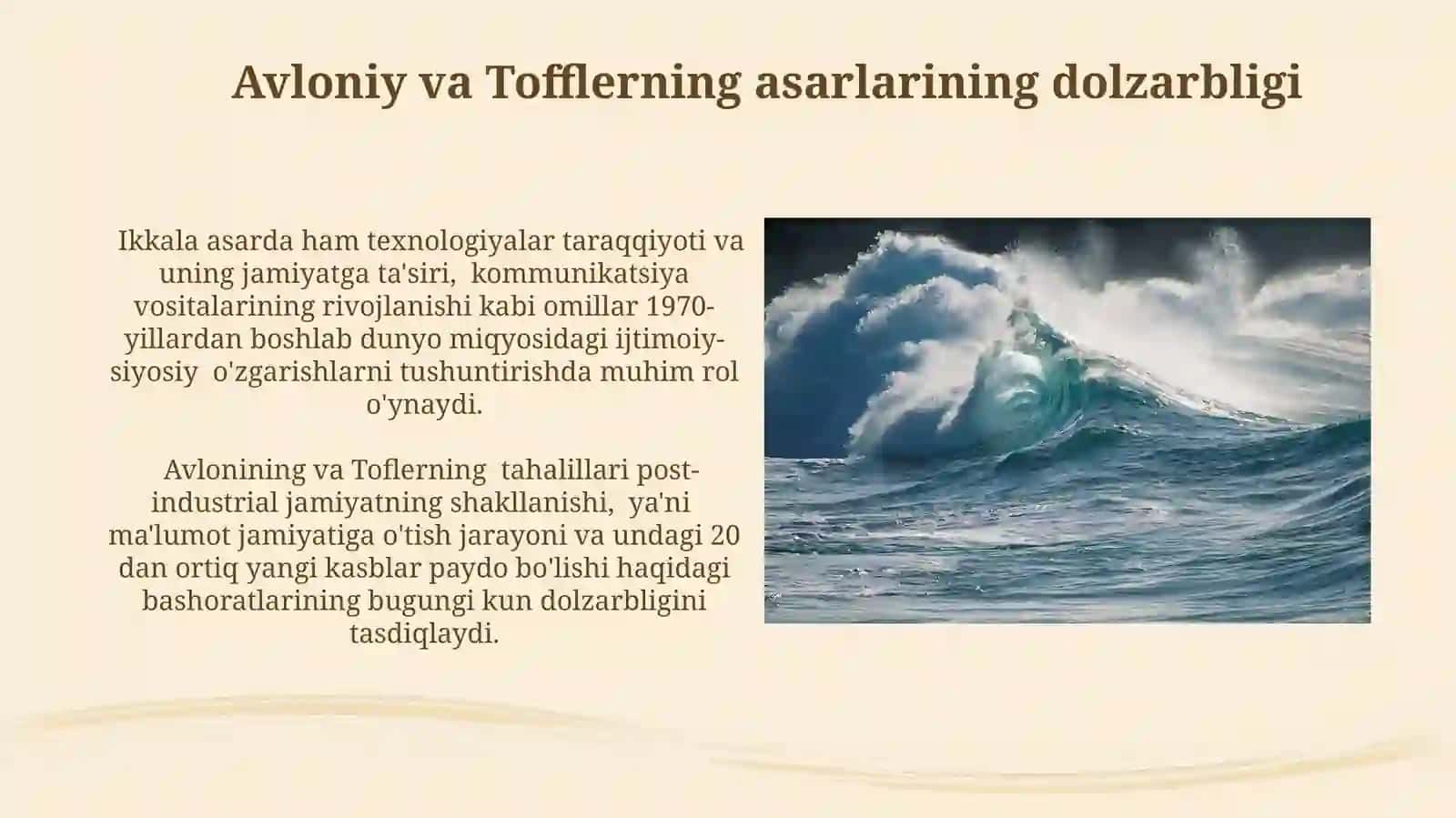 Avloniyning "Madaniyat to'lqinlari" maqolasi 3