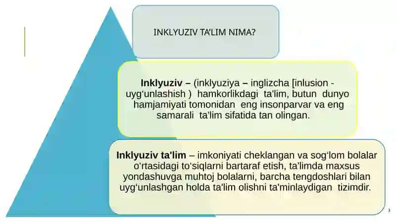 Inklyuziv ta’lim mazmuni vamohiyati 3