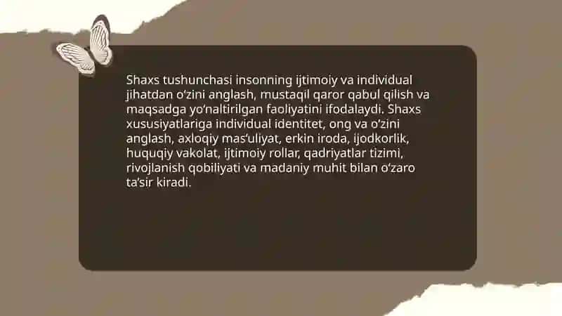 Shaxs tushunchasi va xususiyatlari 3