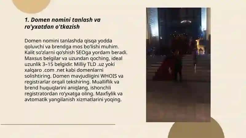 Sayt yaratish imkoniyatlari 3