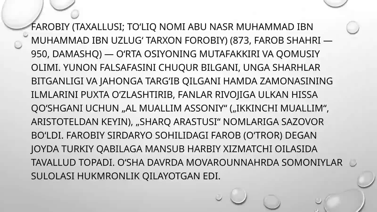 Abu Nasr Farobiyning “Fozil Odamlar shahri”asari Haqida 3