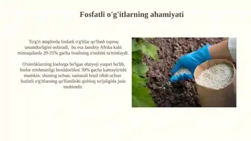 Fosforli o'g'itlar 3