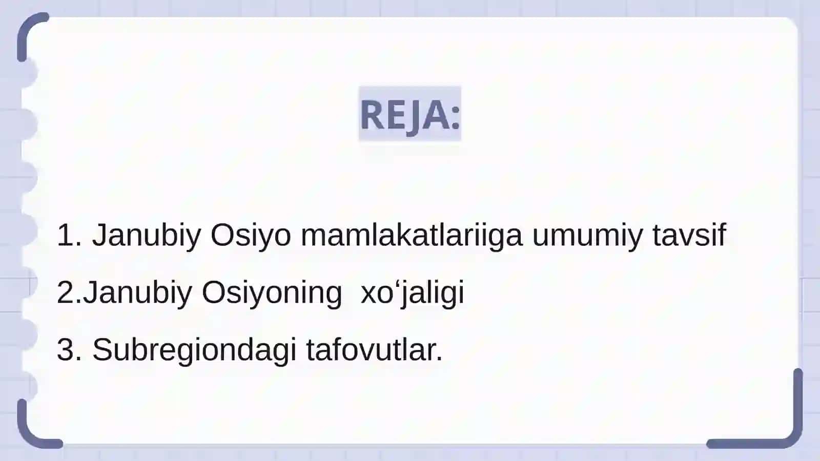Janubiy Osiyo mamlakatlari geografiyasi 3