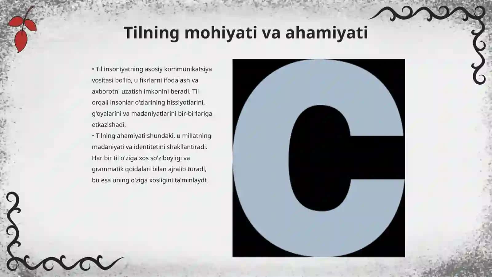 Tilning shakllanishi va rivojlanishi 3