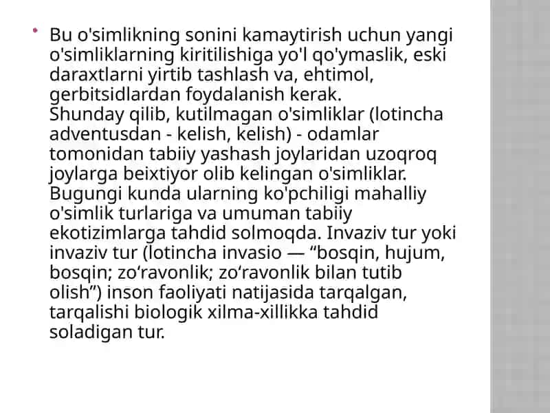 O’zbekistonning adventiv o’simliklari 3