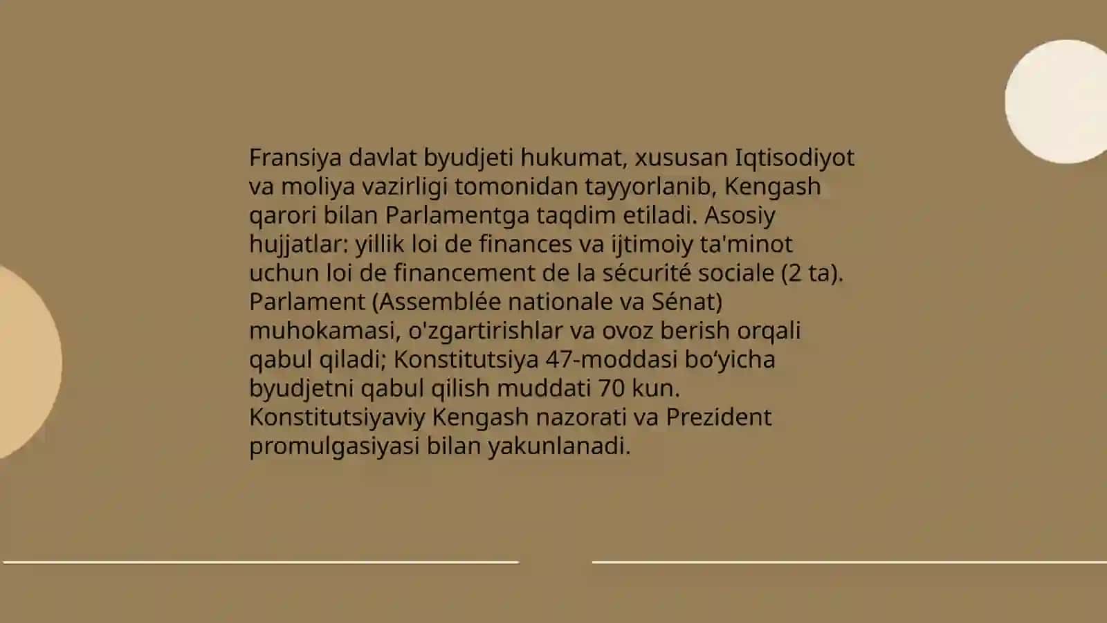 Fransiya moliyasi haqida 3