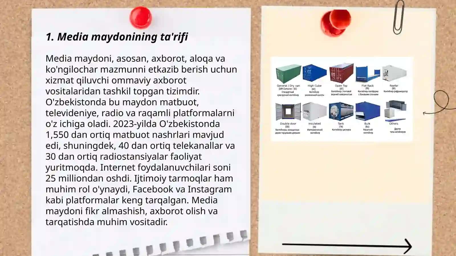 Media maydon tuzilishi va tasviri 3