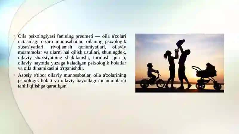 Oila psixologiyasi fanining predmeti 3