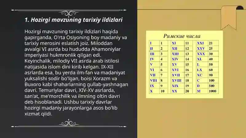 Hozirgi mavzuning tarixiy ildizlari 3