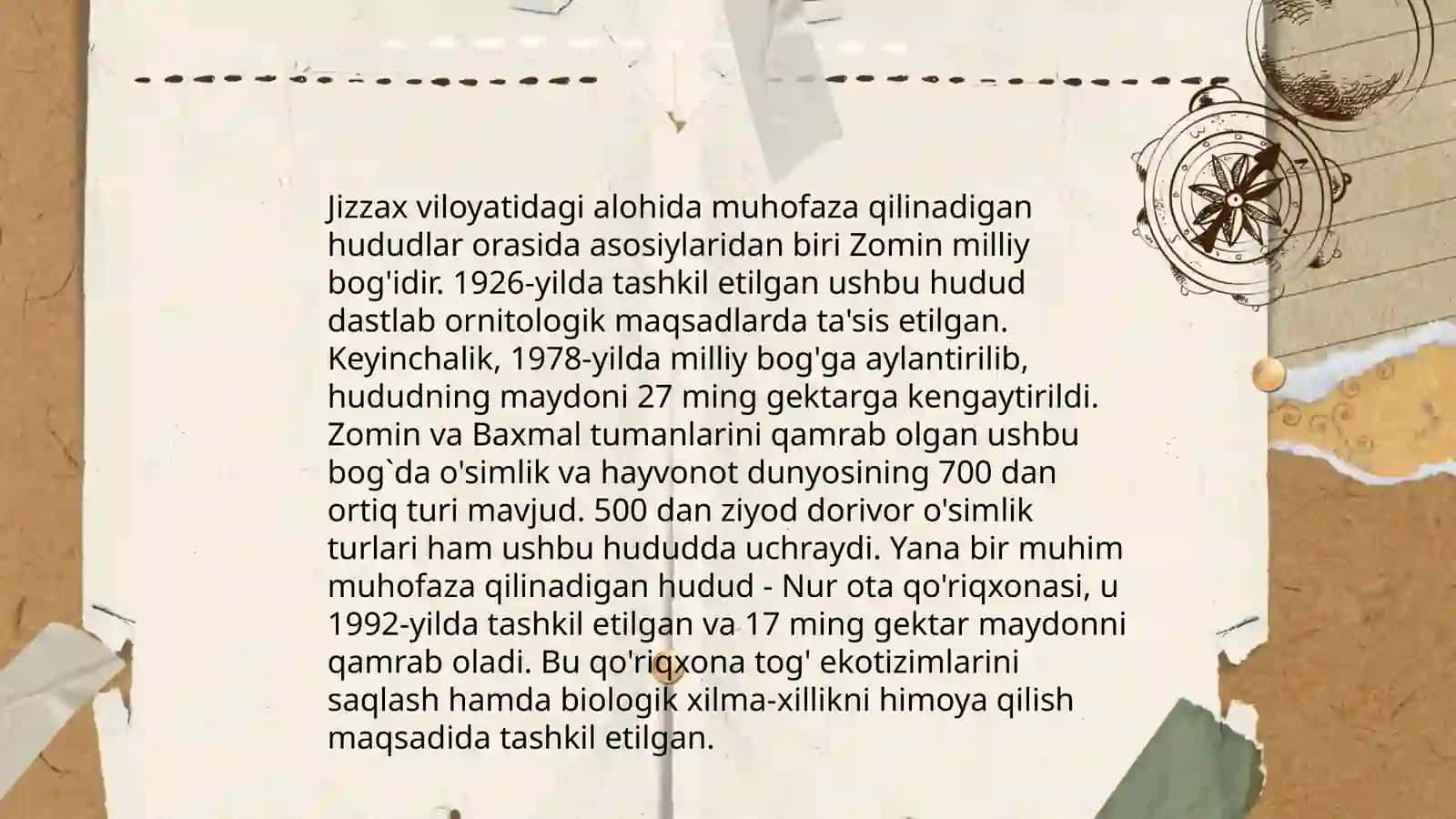 Zomin milliy bog'i 3