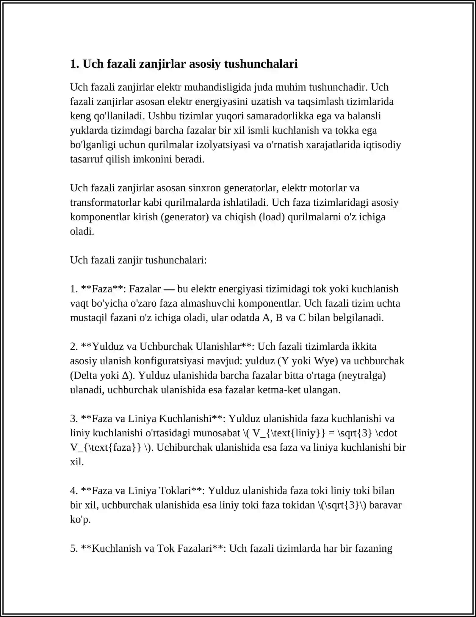 UCH FAZALI ZANJIRLAR 3