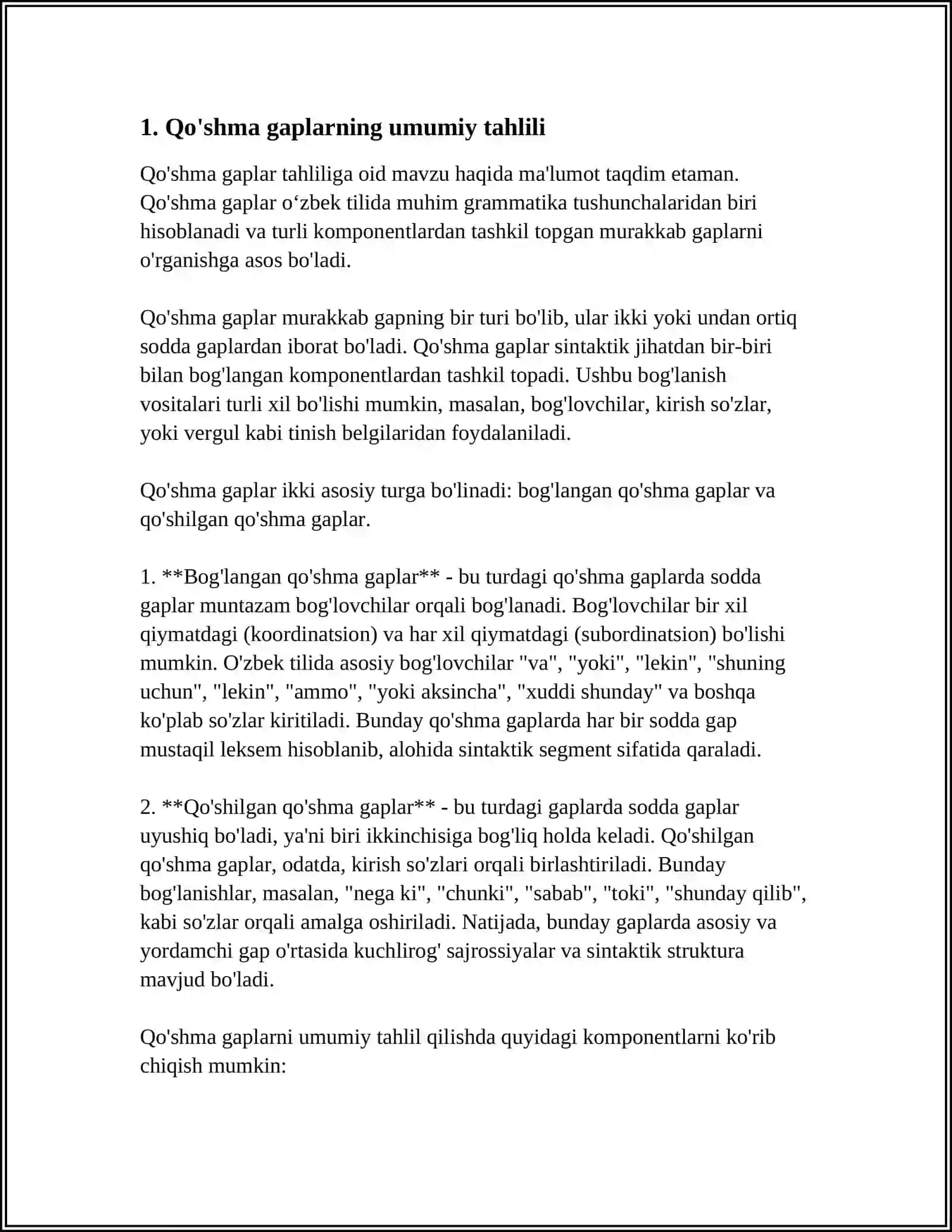 QO'SHMA GAPLARNING PROPOZITIV ASPEKTI 3
