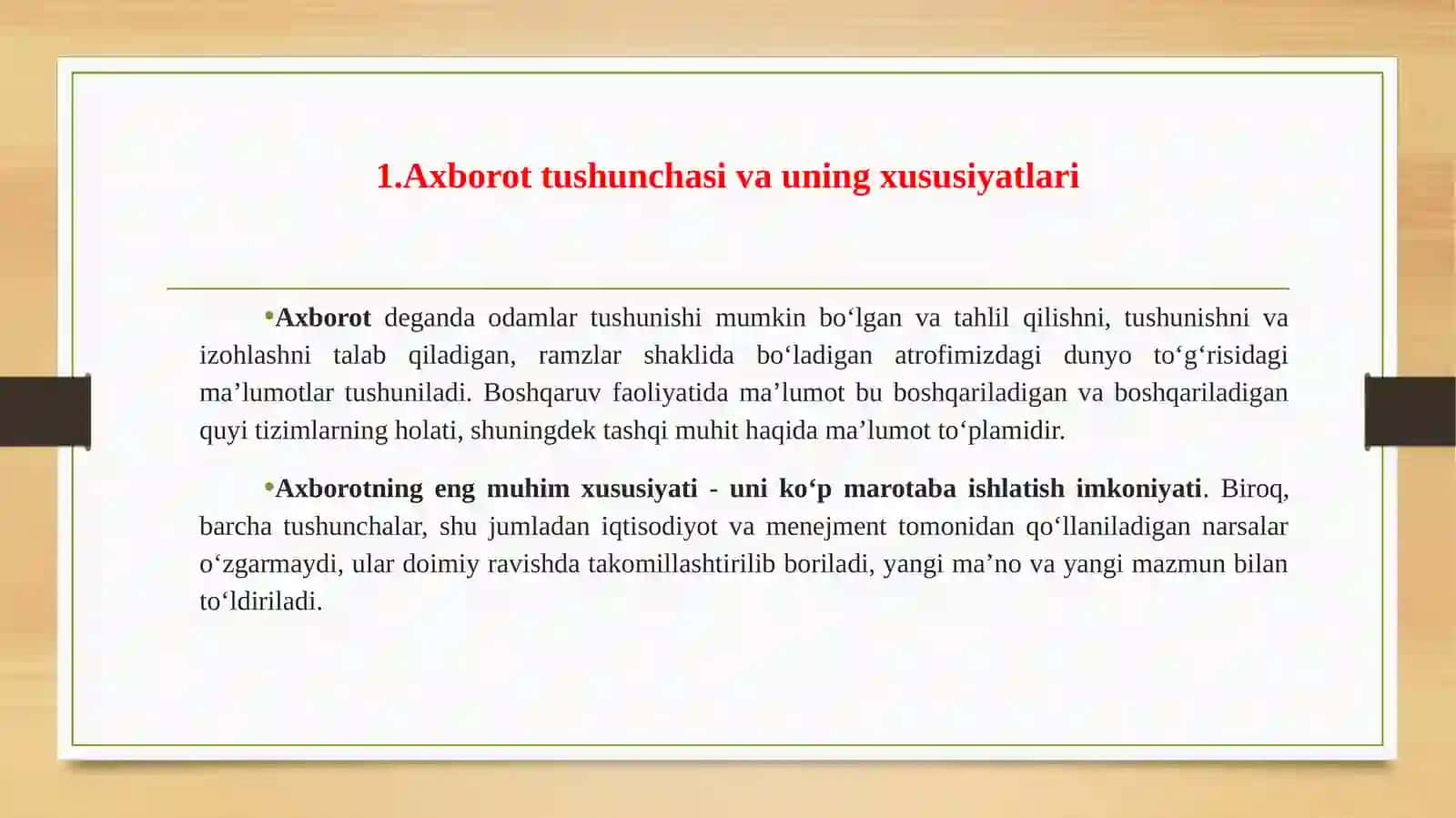 Korxonaning axborot resurslari 3