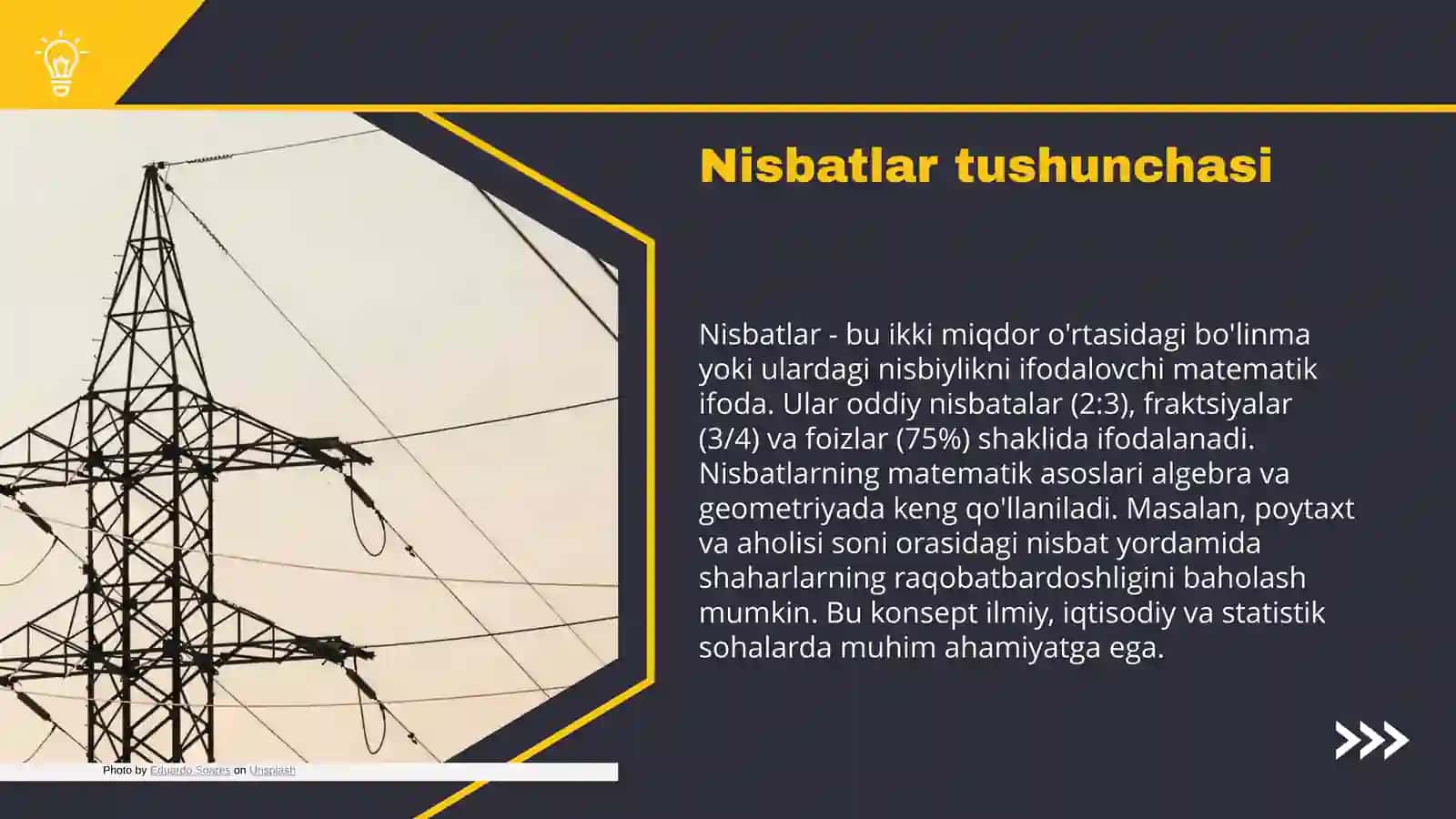 Teng kuchli nisbatlar 3