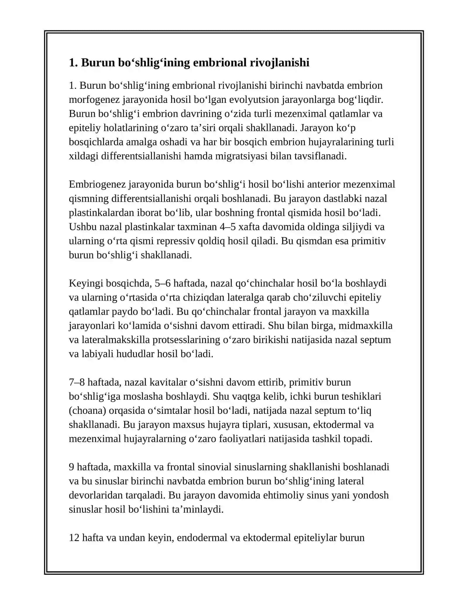 BURUN BOʻSHLIGʻI VA PARANAZEL SINUSLAR 3