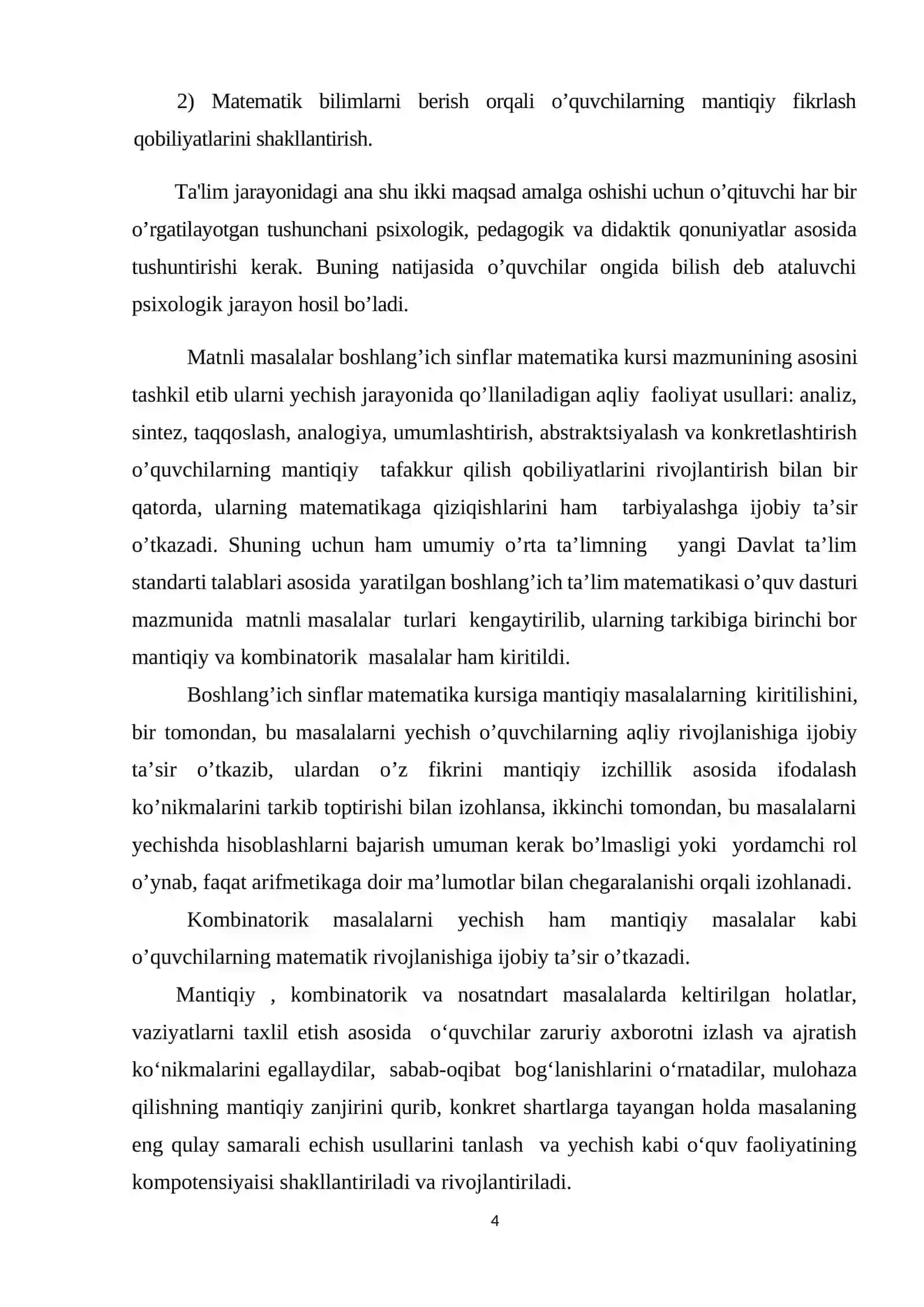 Elementlari takrorlanuvchi guruhlashlar 3