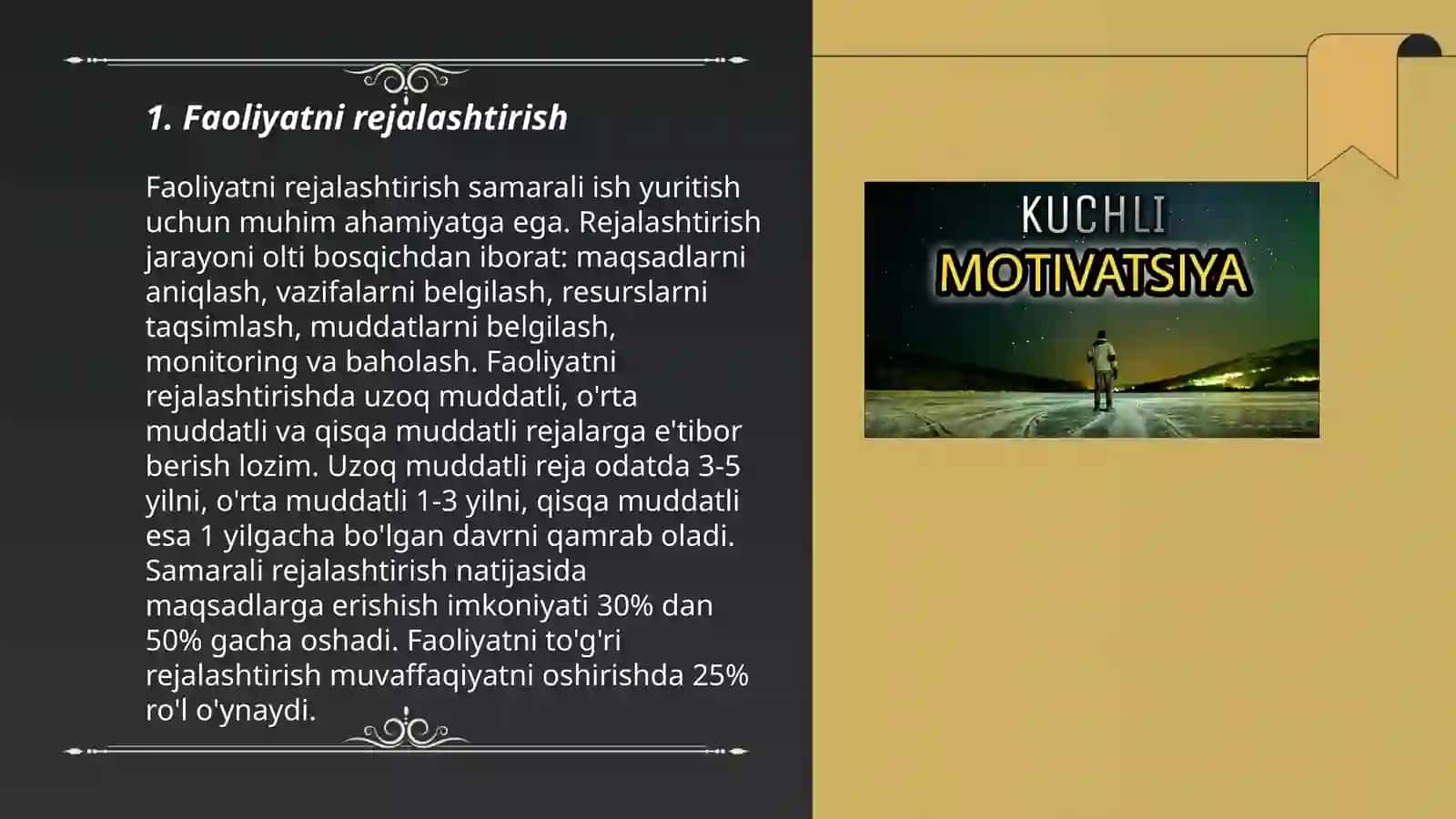 Faoliyat va motivatsiya 3