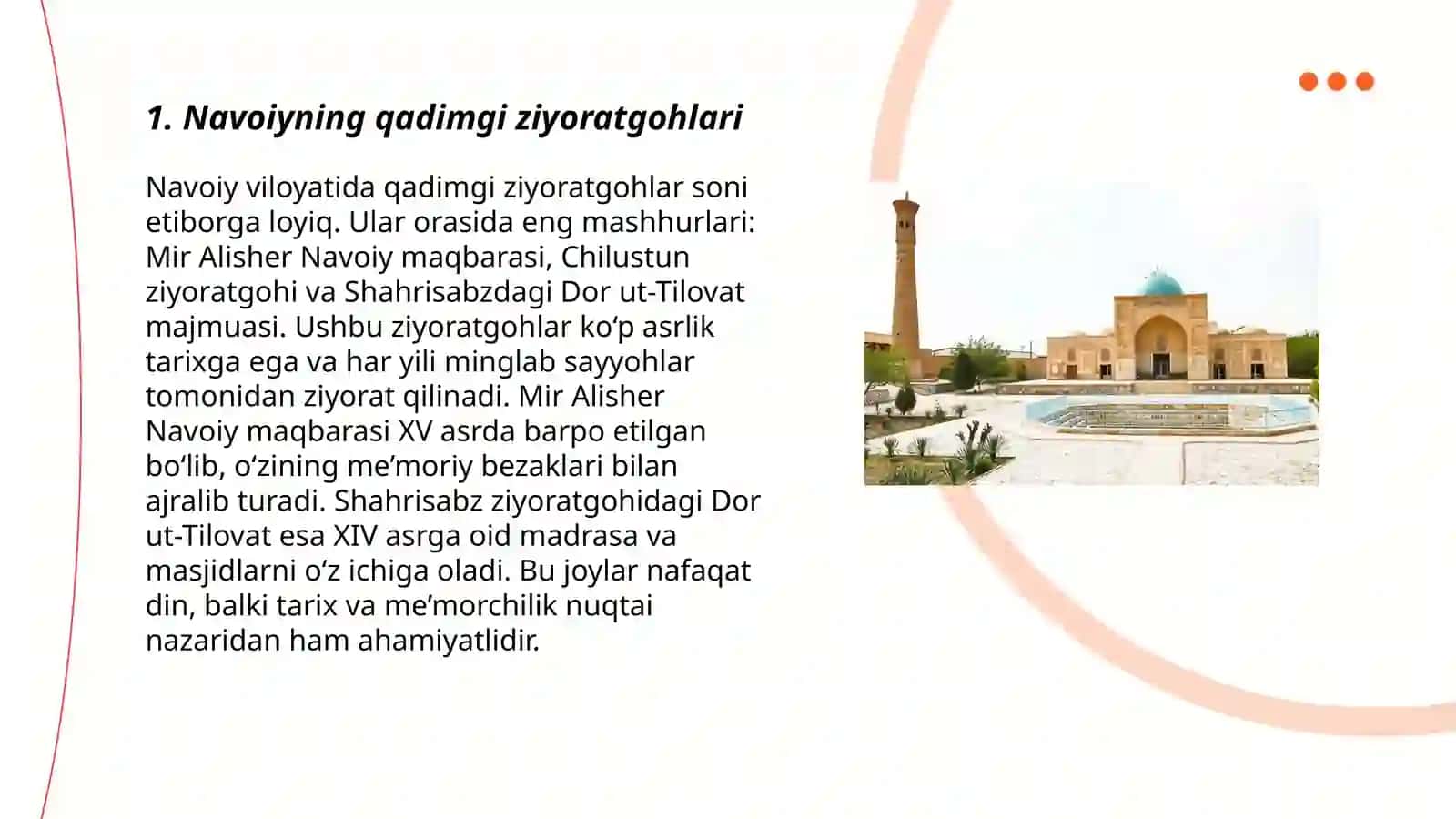 Navoiyda joylashgan tarixiy obidalar 3
