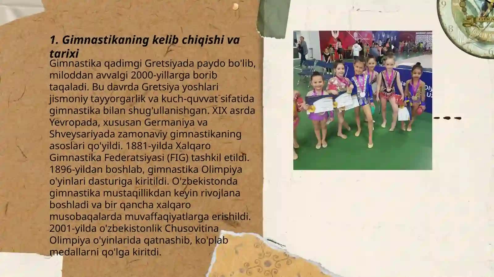 Gimnastika turlari va tasnifi 3