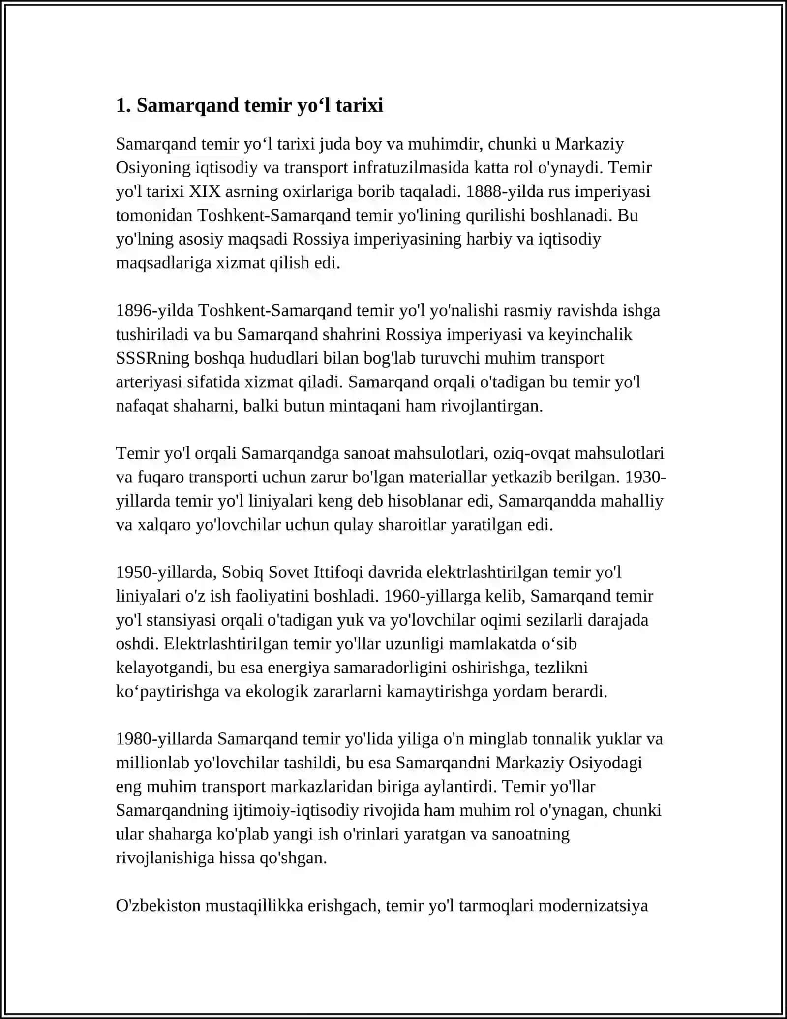 SAMARQAND TEMIR YO’L TEXNIKUMI MASHINIST 3