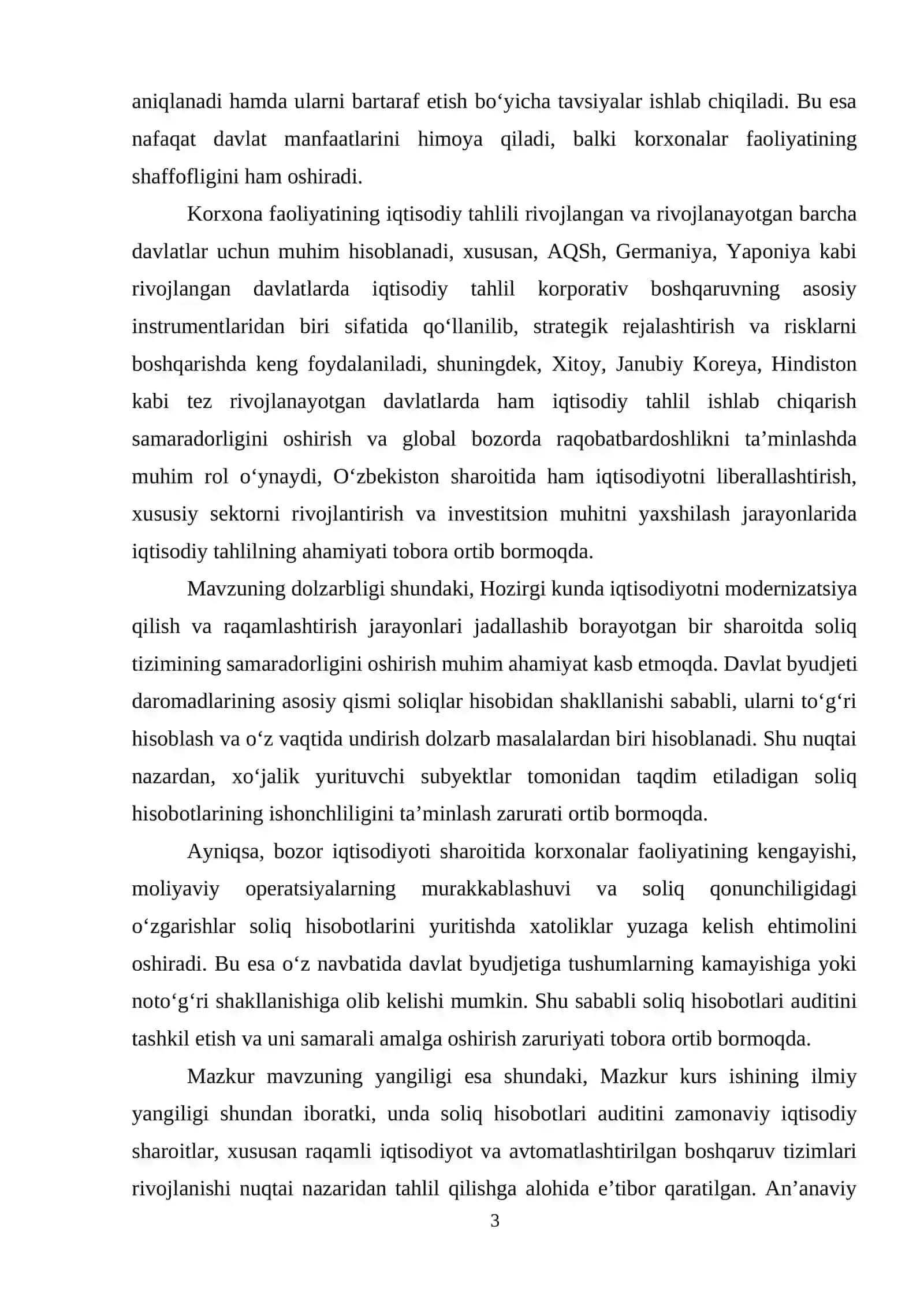 Soliq hisobotlari auditi 3