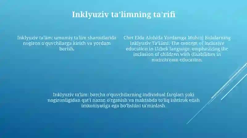 Inklyuziv Ta'lim 3