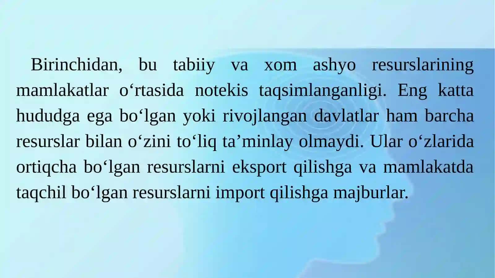 XALQARO SAVDO NAZARIYASI 3