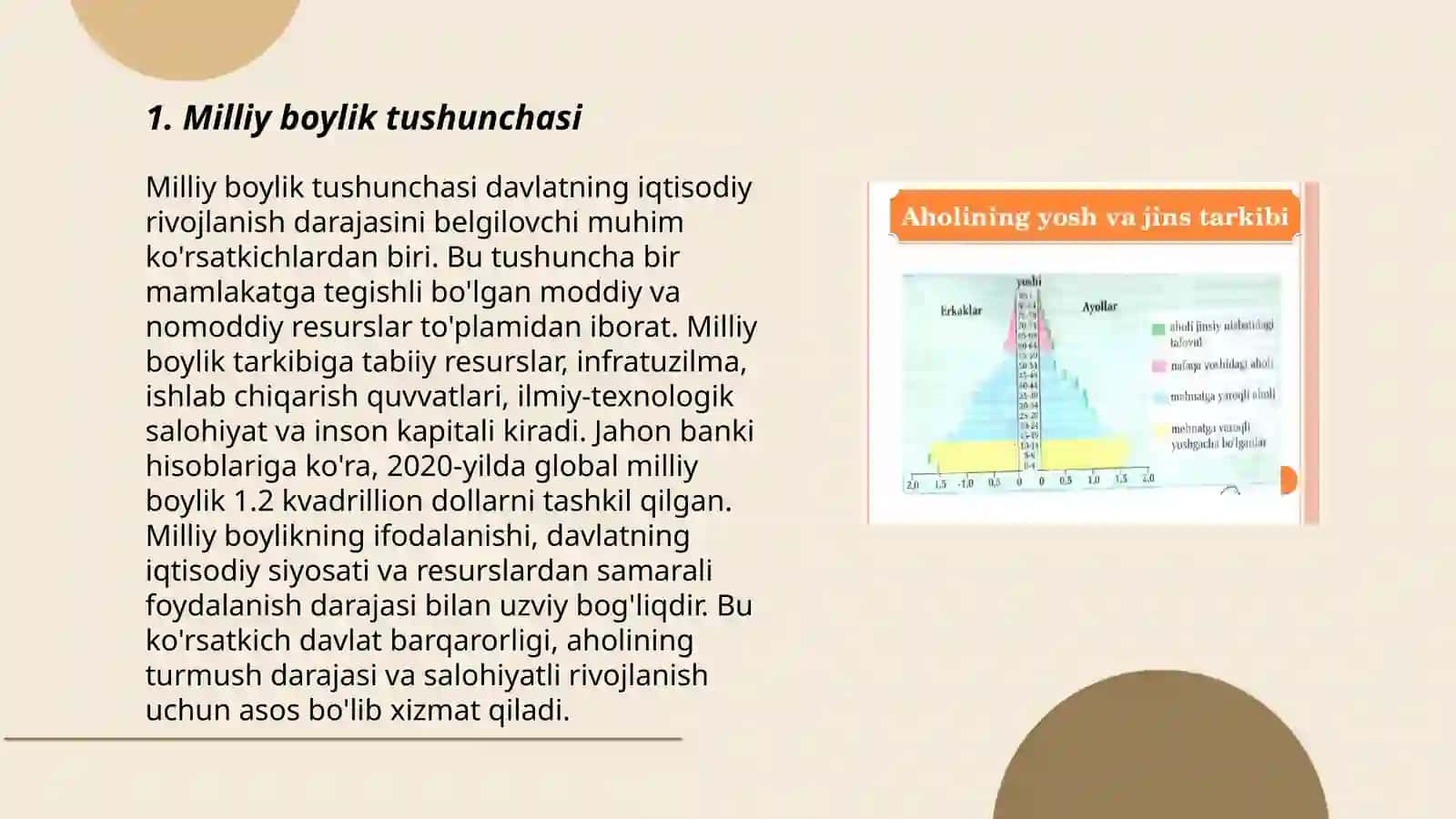 Milliy boylik uning tarkibi va uning kopayish omillari 3