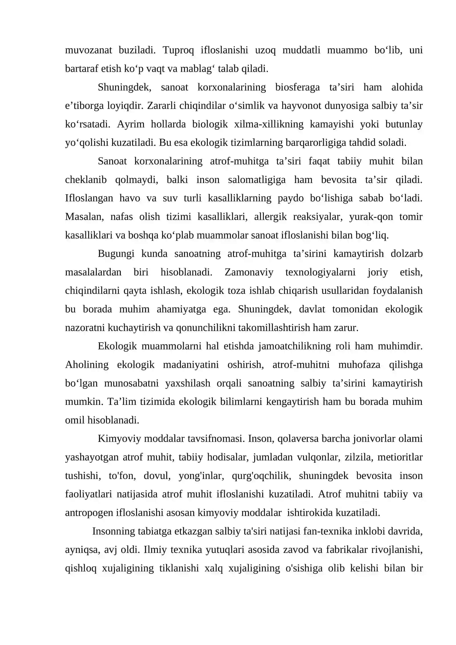 SANOAT KORXONALARINING ATROF-MUHITGA TA’SIRI 3