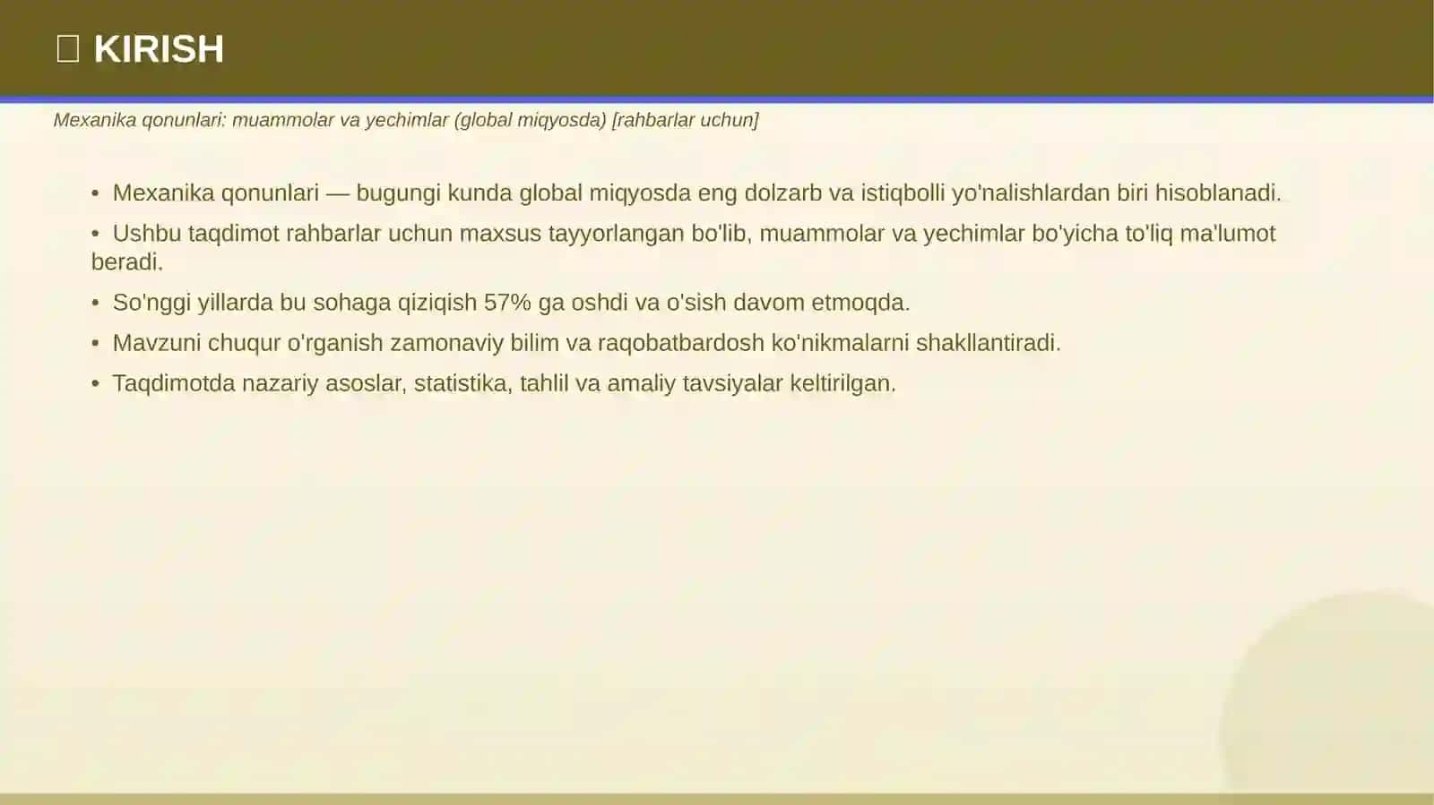 MEXANIKA QONUNLARI 3