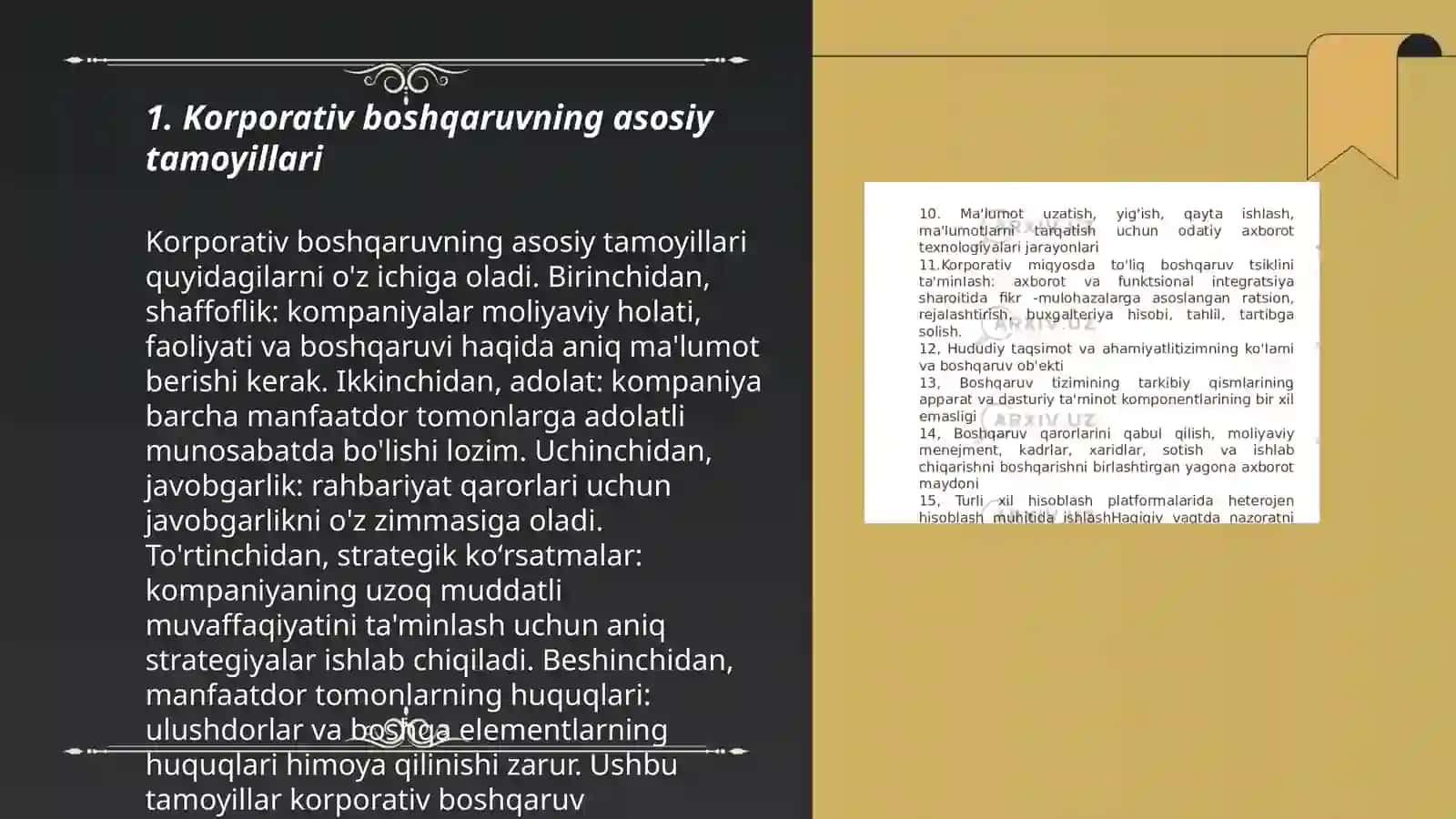 Korporativ boshqaruv kodekslari 3