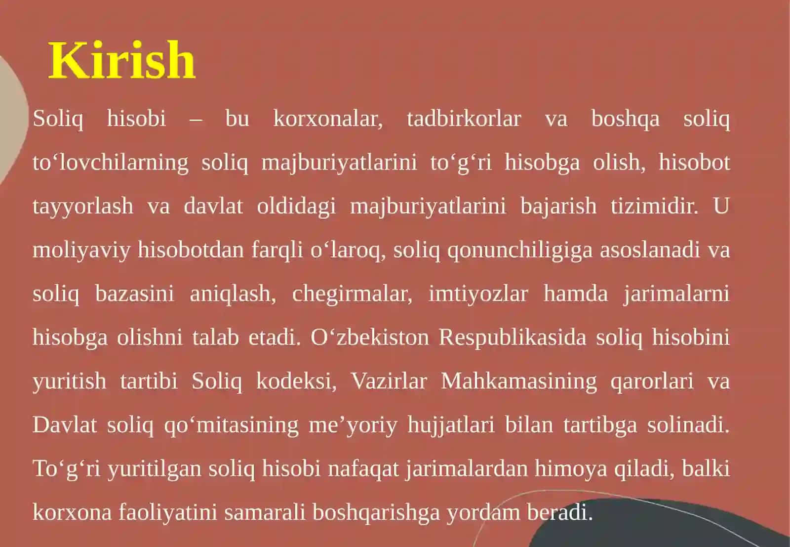 Soliq hisobi va uning yuritish tartibi 3