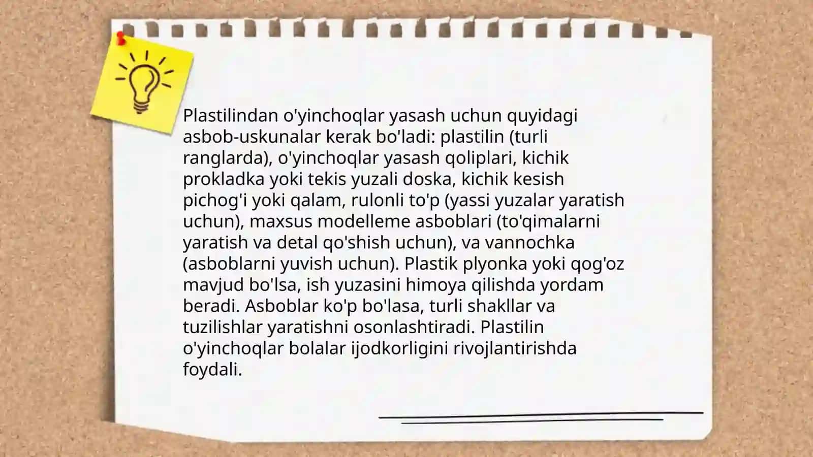 Plastilindan turli o'yinchoqlar yasash 3