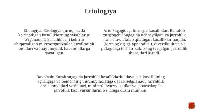 Kurak Sugagida Hirurgik Kasalliklar 3