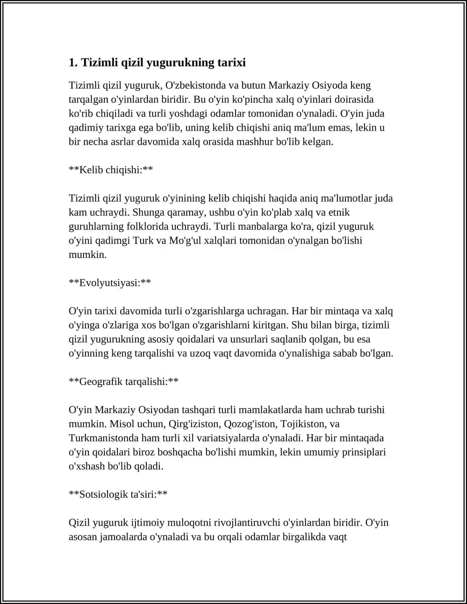 TIZIMLI QIZIL YUGURUK 3