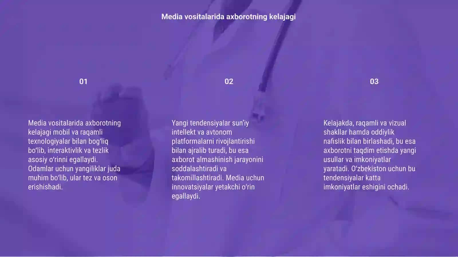 Media vositalarida axborotning kelajagi 3