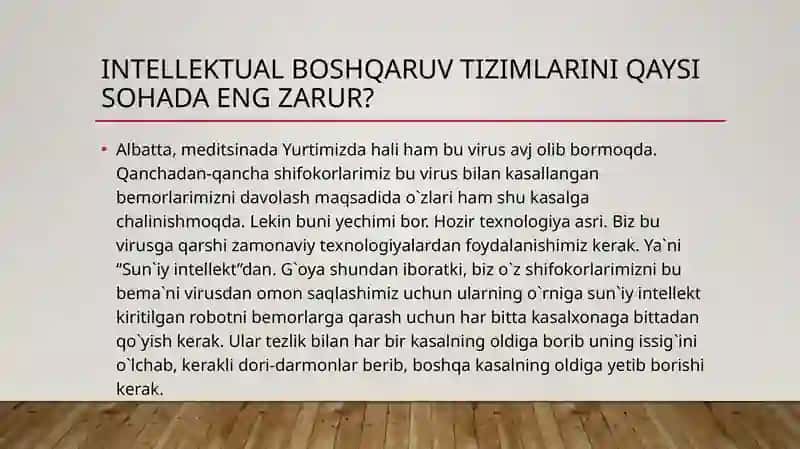 Intellektual boshqaruv tizimlari 3